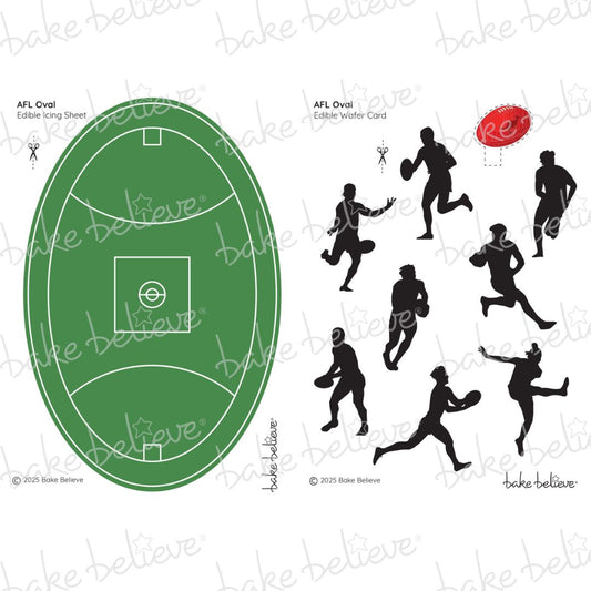 AFL Oval Edible Images