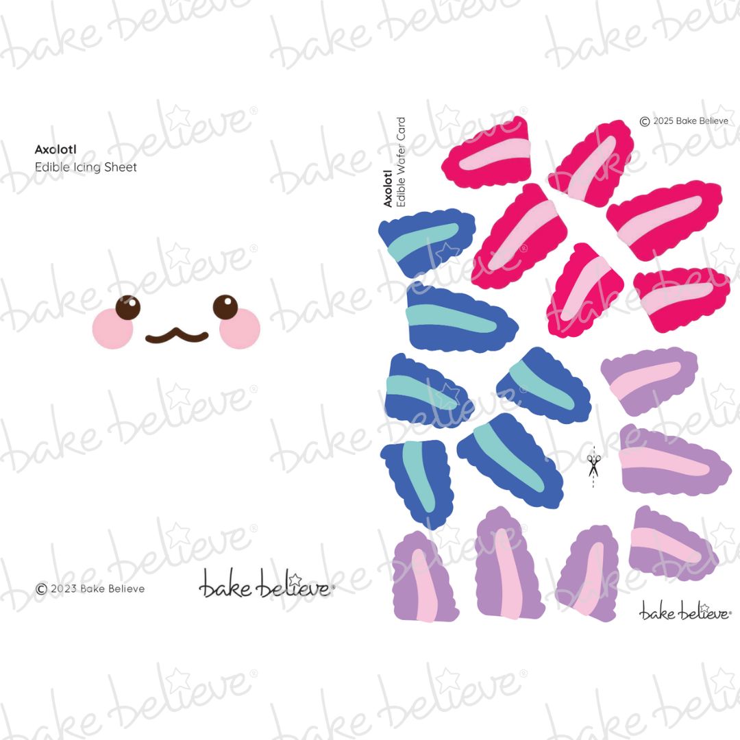 Combo Axolotl Edible Images