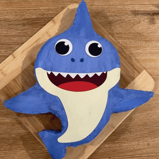 Custom Blue Shark Cake Kit