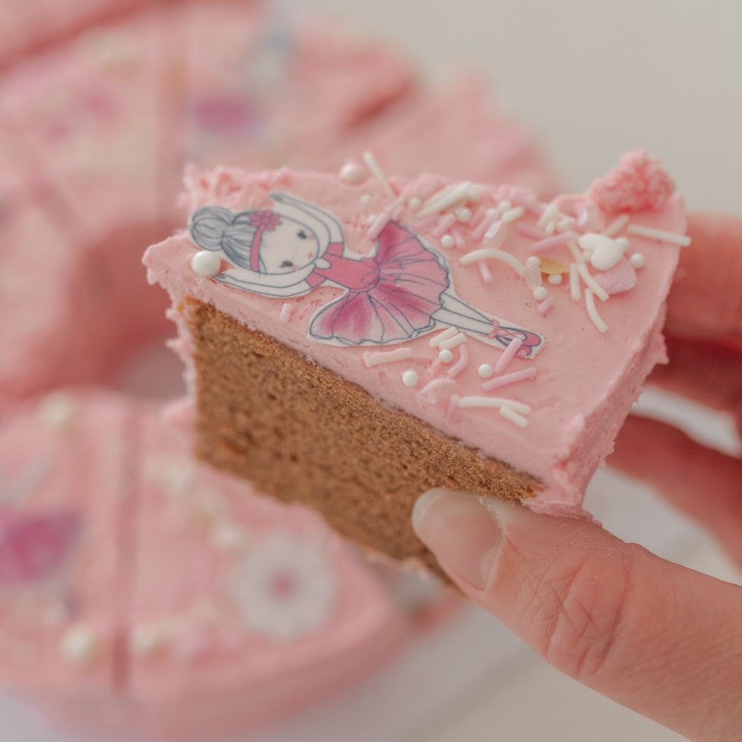 Ballerina Number Cake
