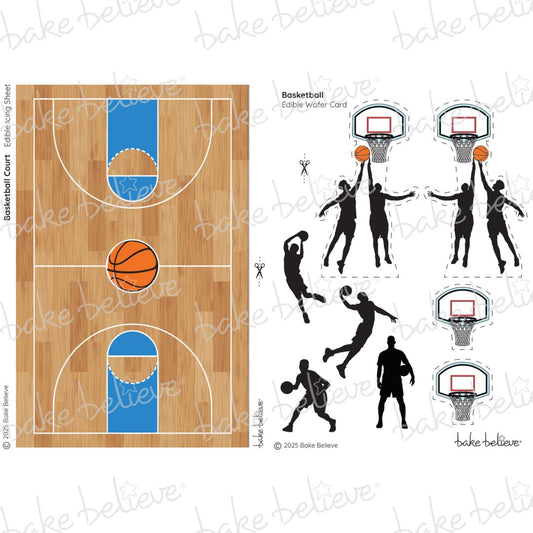 Basketball Court Edible Images