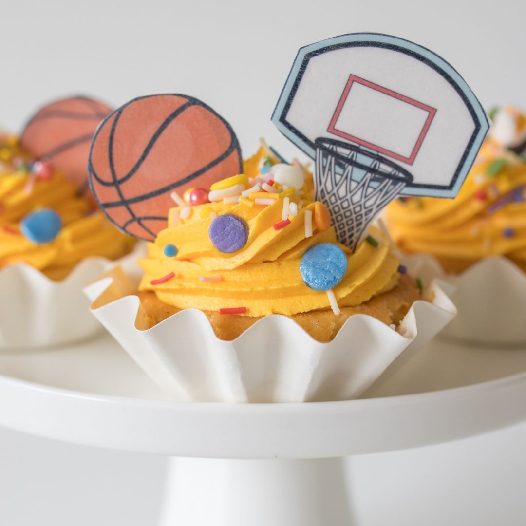 Basketball Cupcake Kit