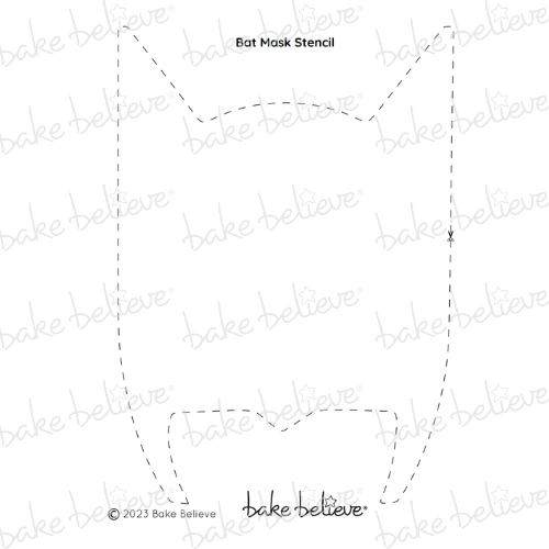 Bat Mask Stencil