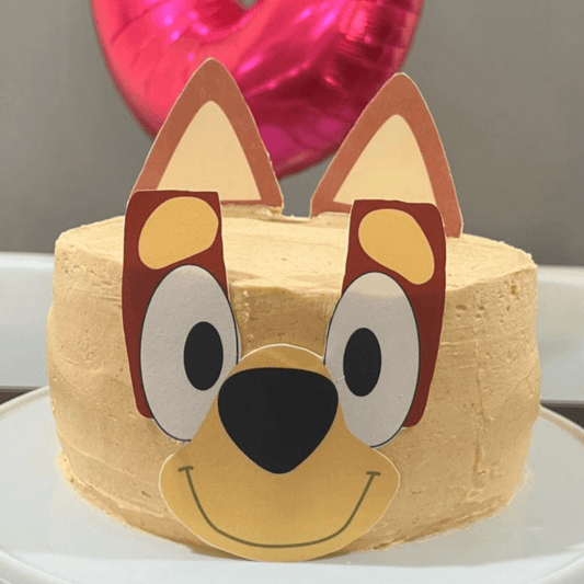 Custom Orange Pup Cake Kit