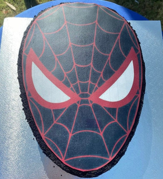 Custom Black Spider Mask Cake Kit