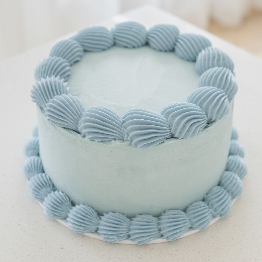 Blue on Blue Vintage Cake Kit