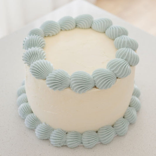 Blue on White Vintage Cake Kit