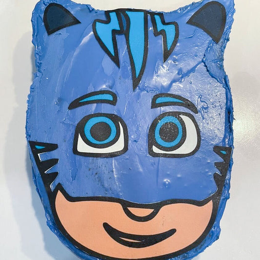 Custom Cat Mask Superhero Cake Kit