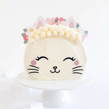 Floral Cat Cake Kit