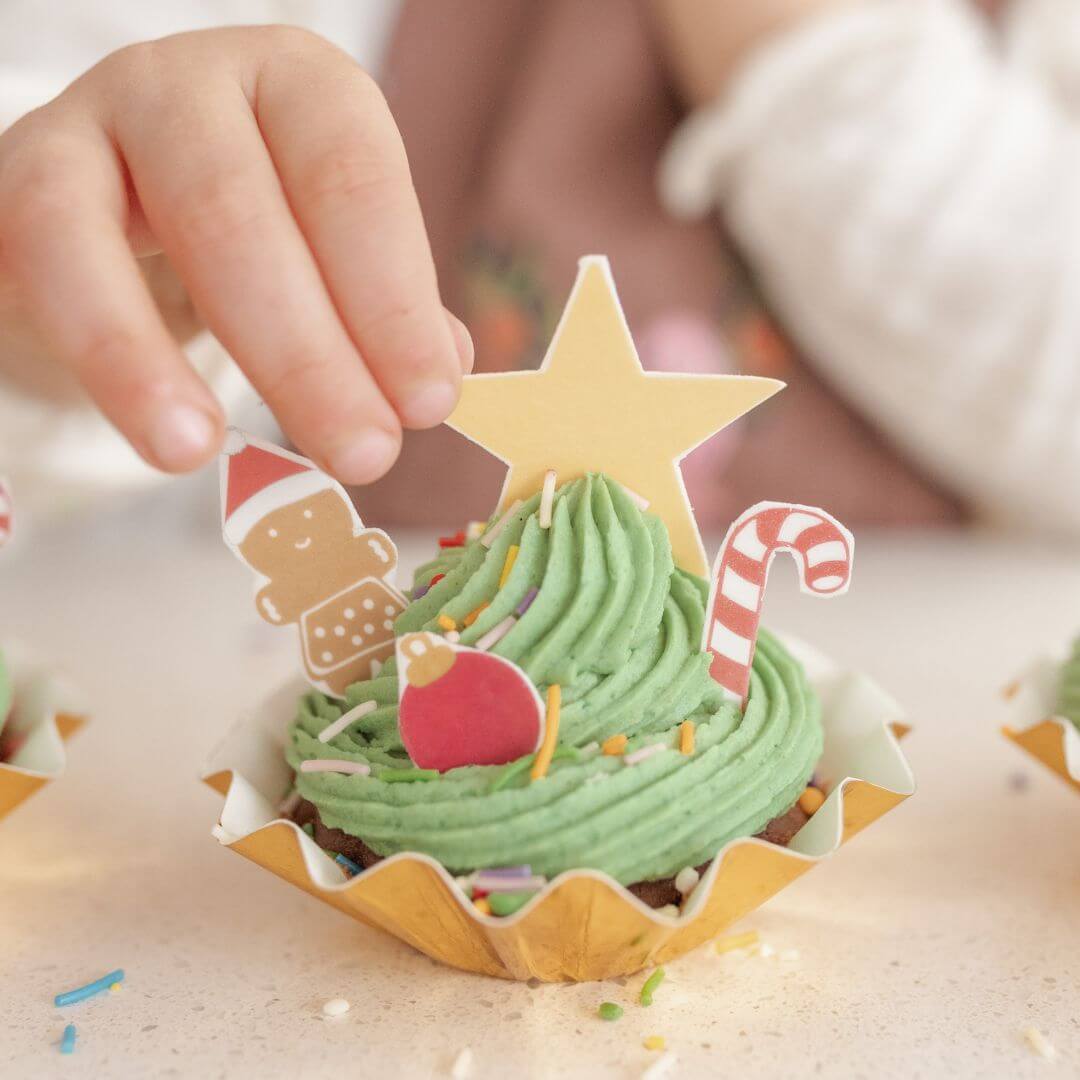 Christmas Tree Cupcake Kit