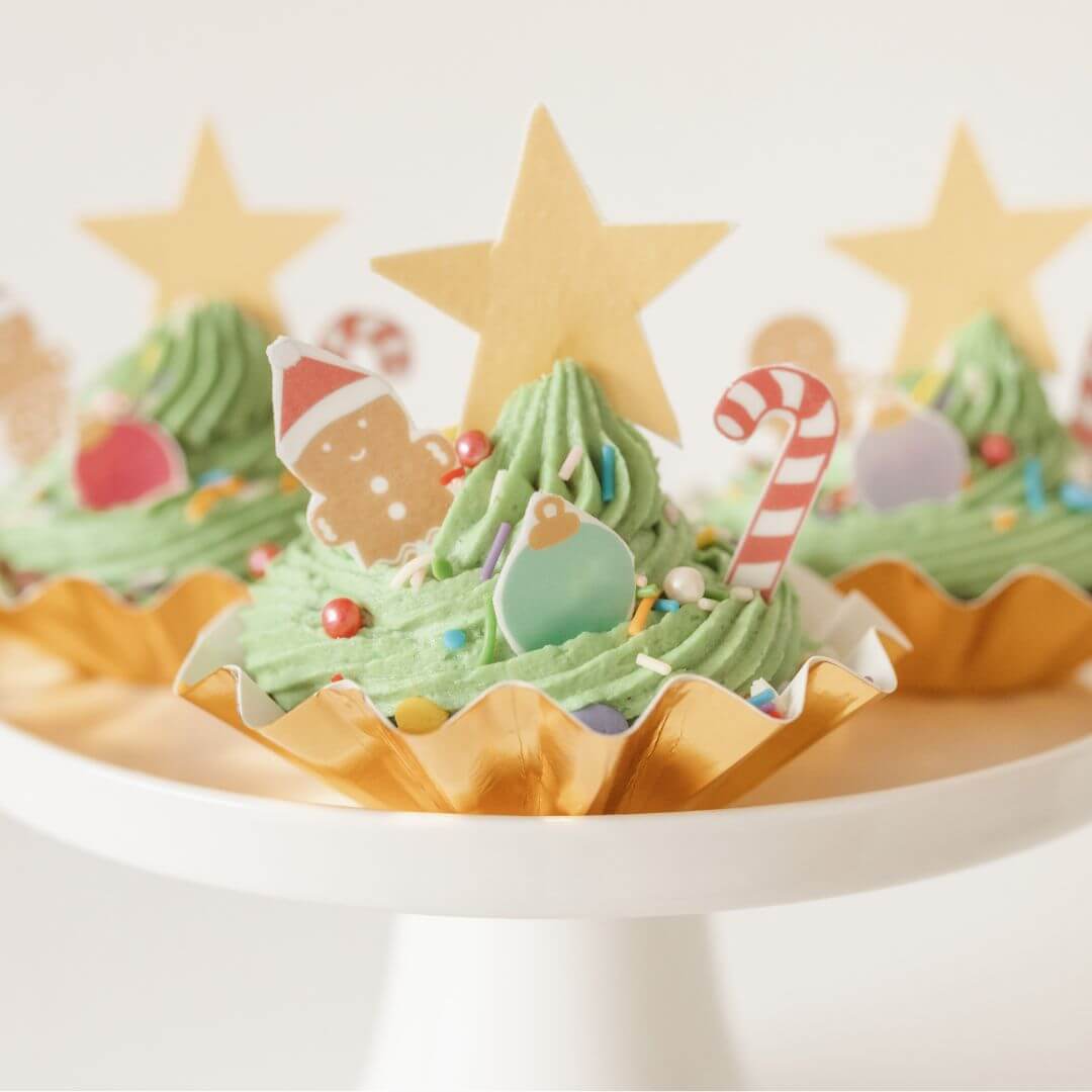 Christmas Tree Cupcake Kit