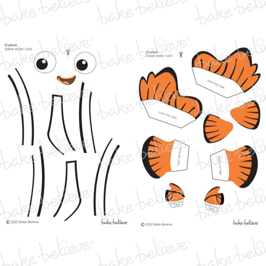 Clownfish Edible Image Set