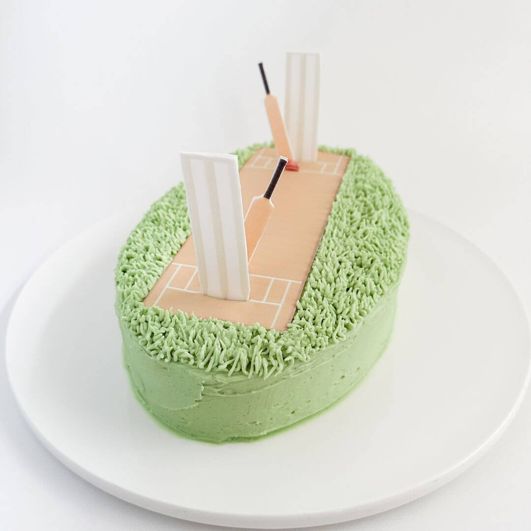 Cricket Pitch Cake