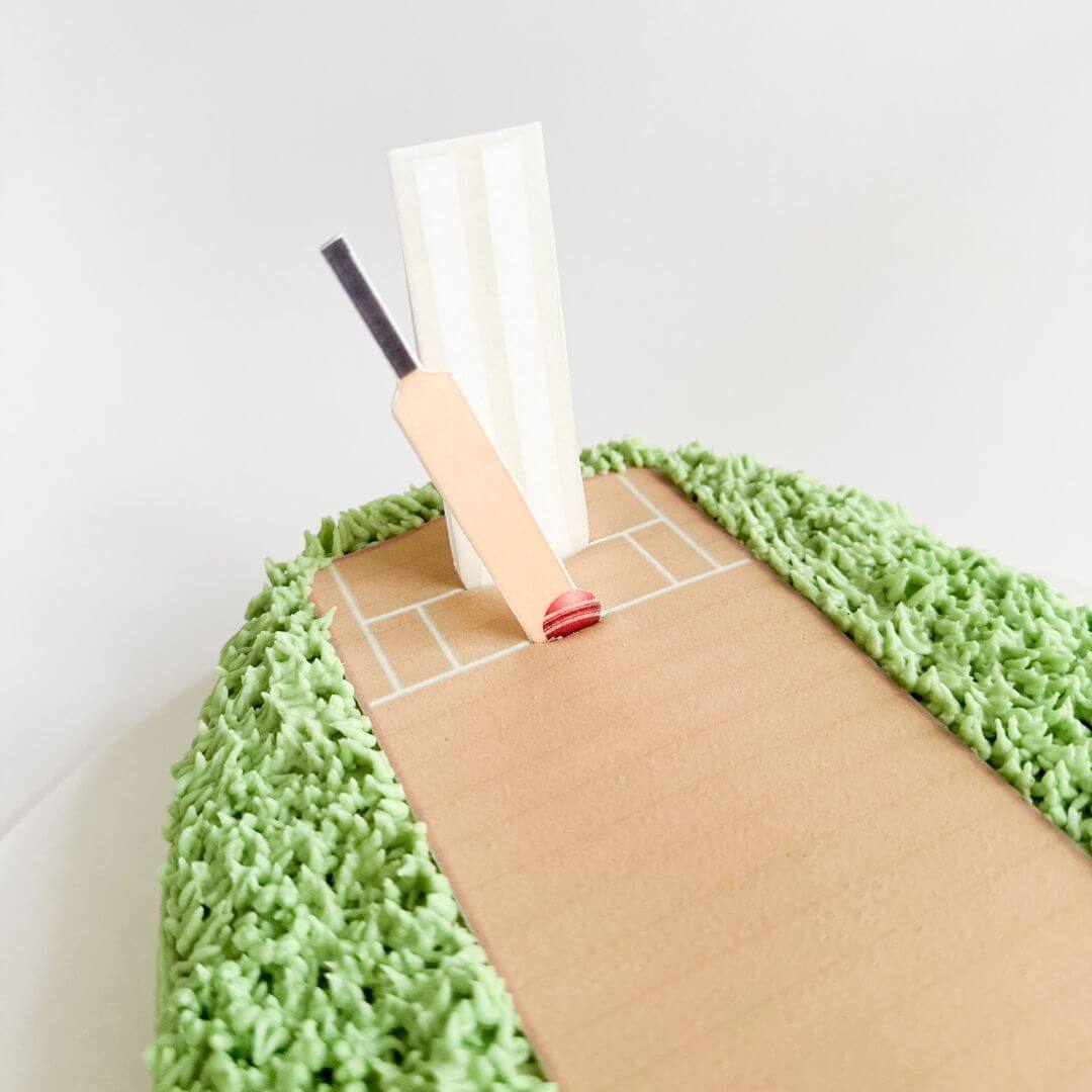 Cricket Pitch Cake