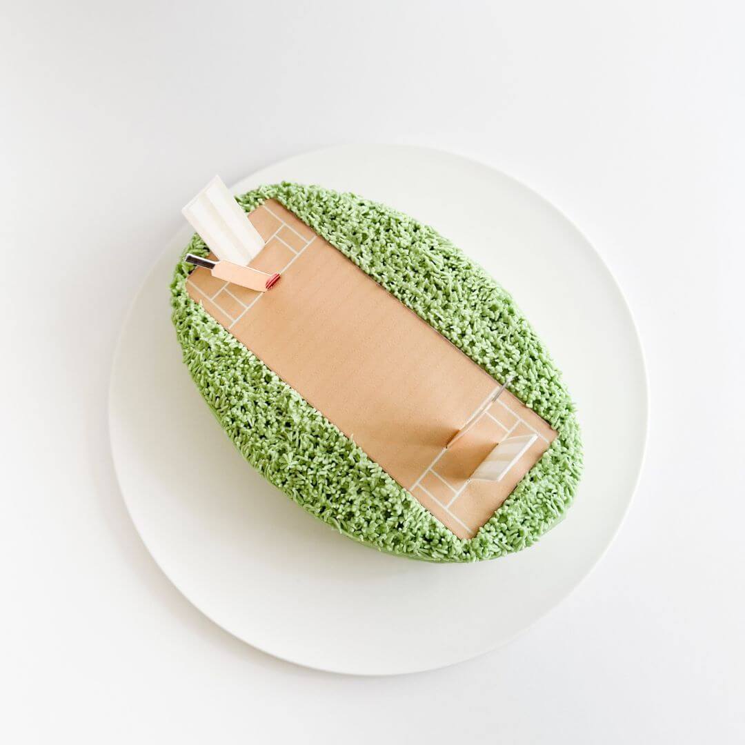 Cricket Pitch Cake