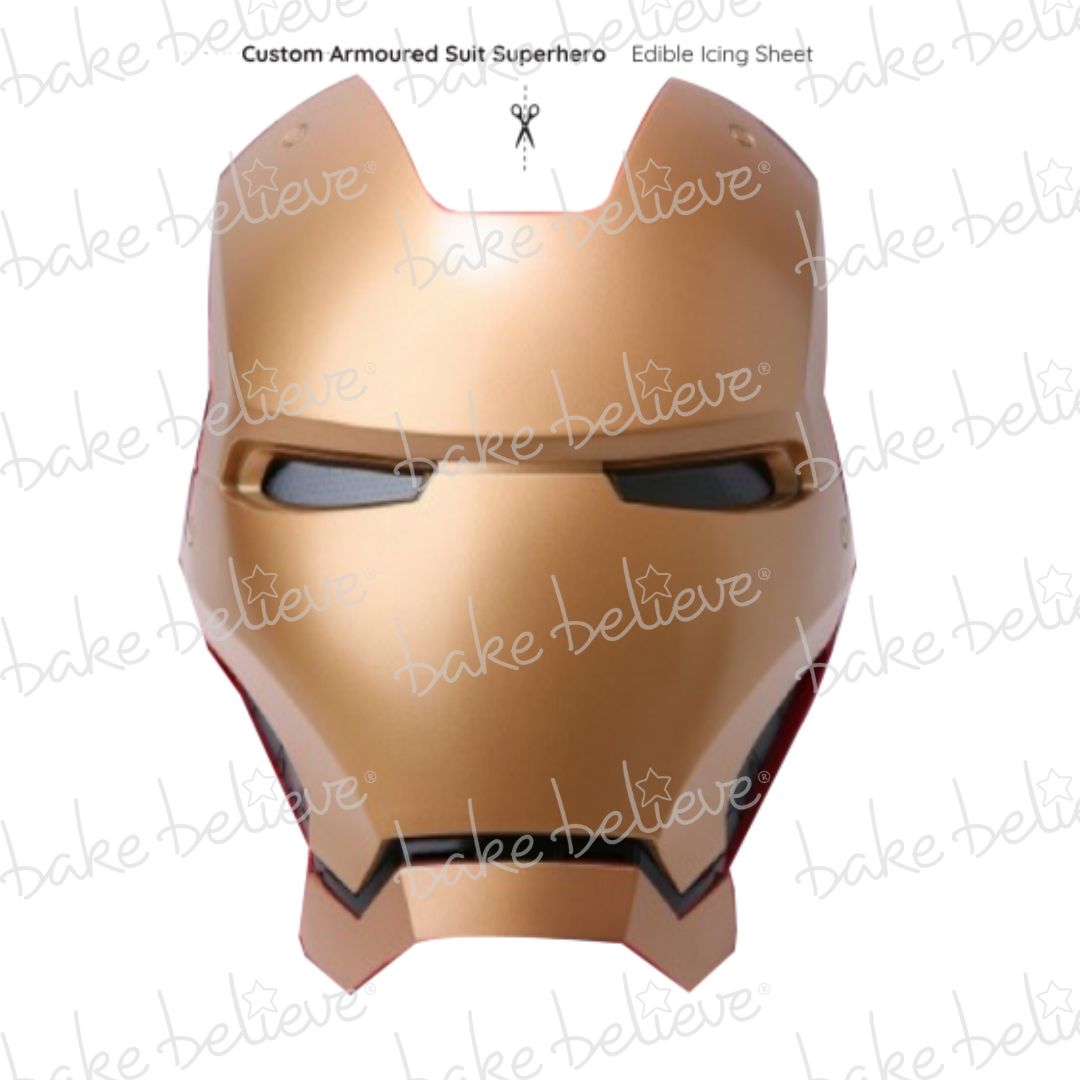 Custom Armoured Suit Superhero Edible Images