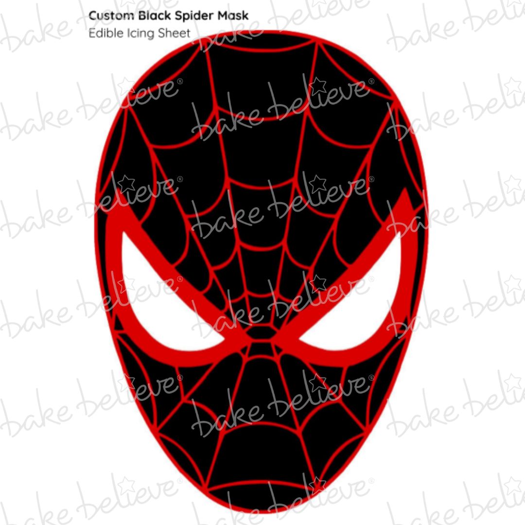 Custom Black Spider Edible Images