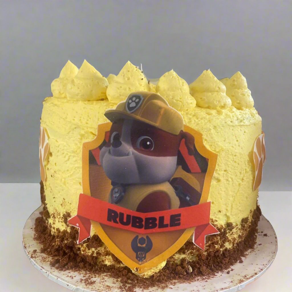 Custom Construction Dog Cake Kit