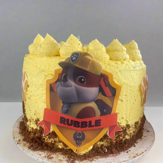 Custom Construction Pup Cake Kit