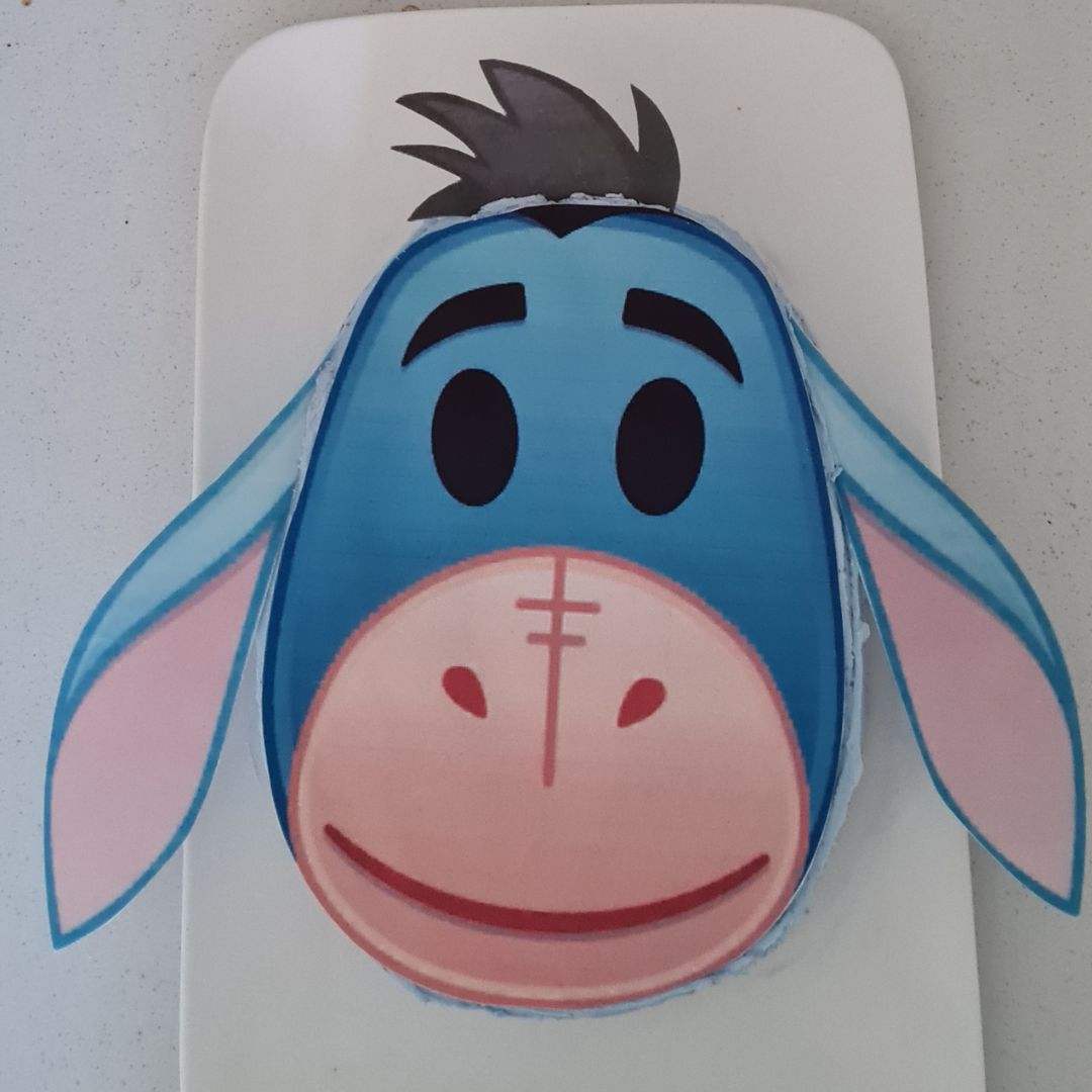 Custom Eeyore Inspired Cake 