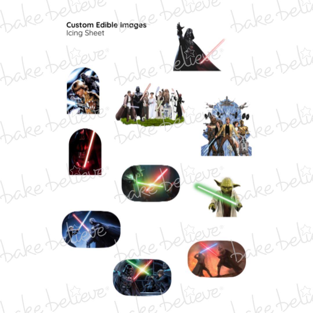 Custom Force Be With You Edible Images