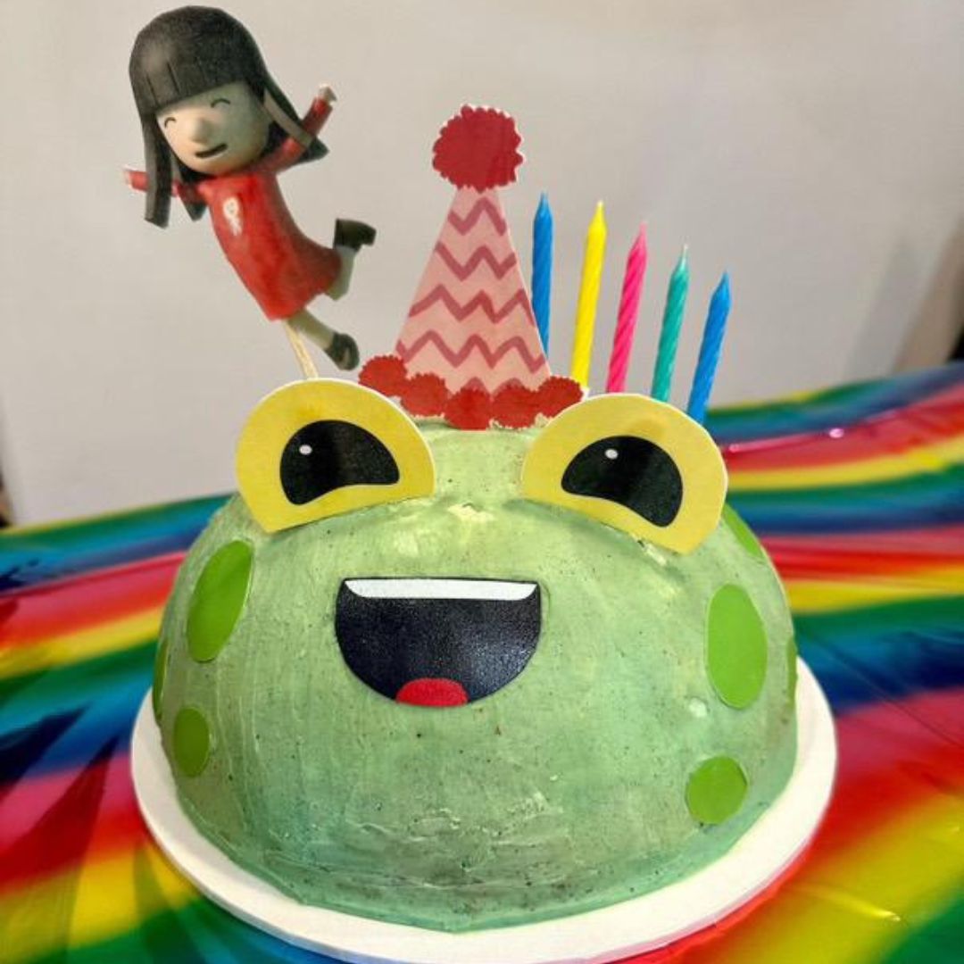 Custom Frog Cake