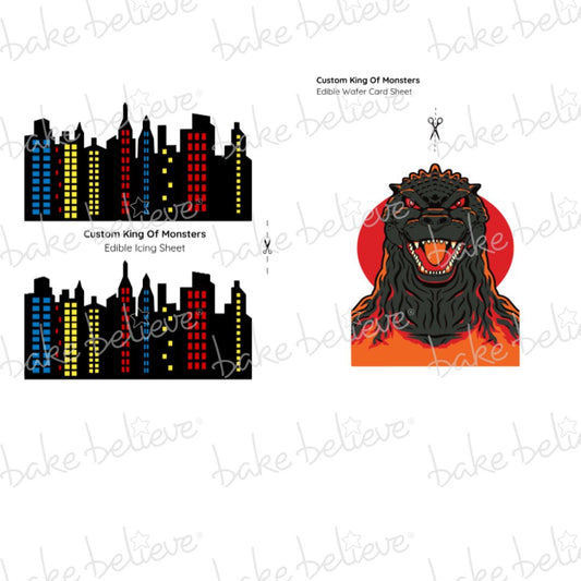 Custom King Of The Monsters Cake Kit