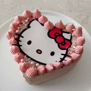 Custom Kitty Heart Cake Kit