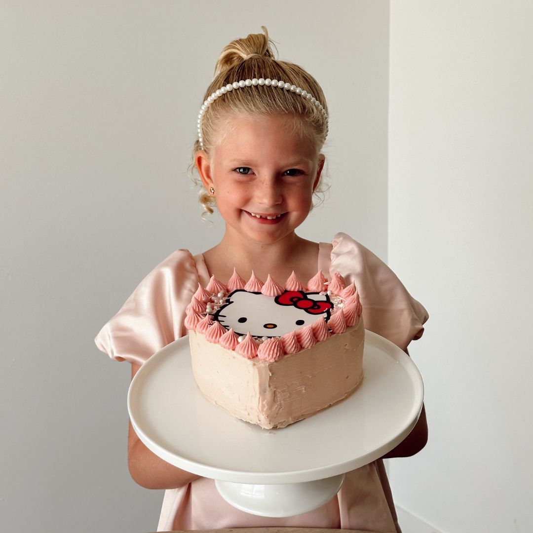 Custom Kitty Heart Cake Kit