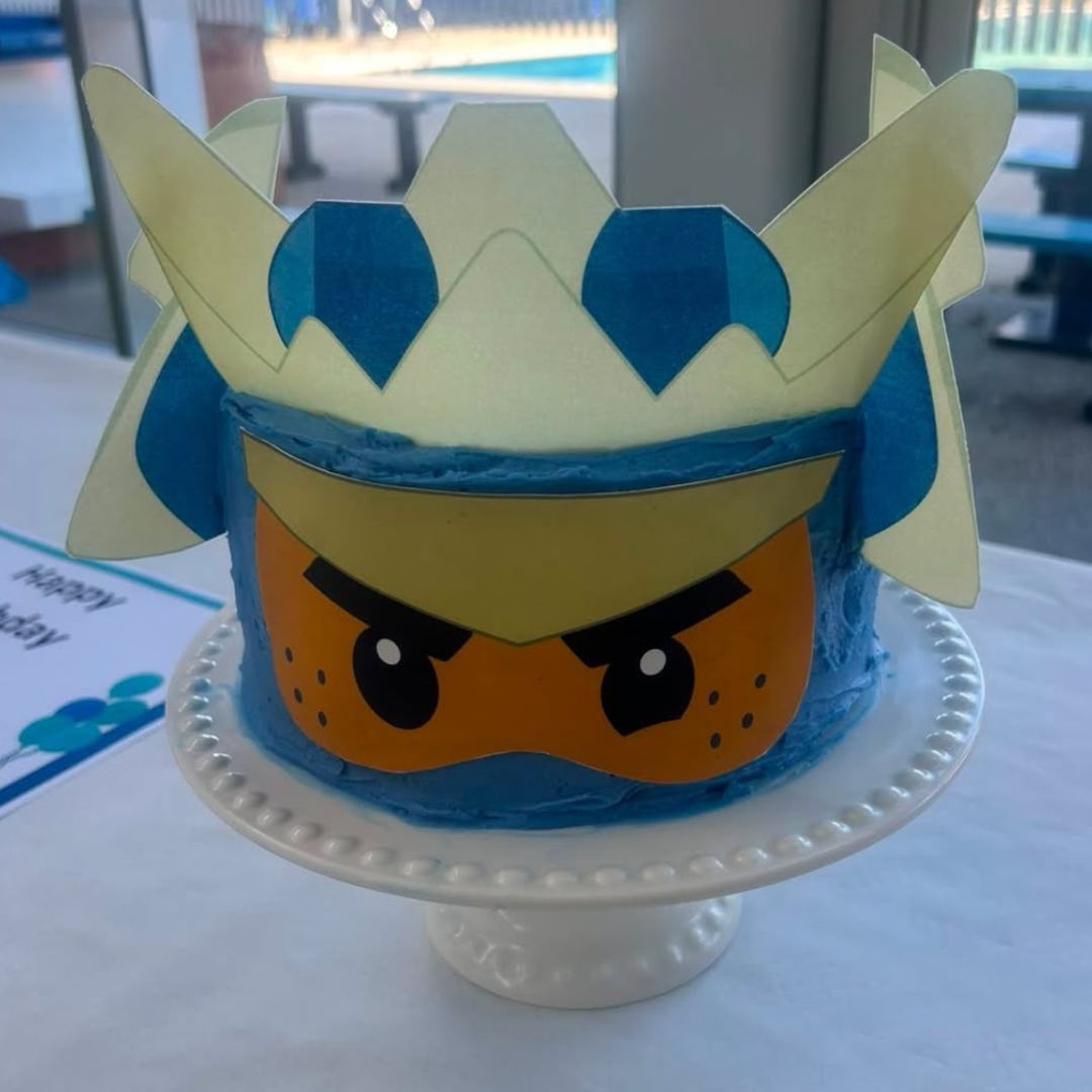 Custom Lego Head Cake Kit