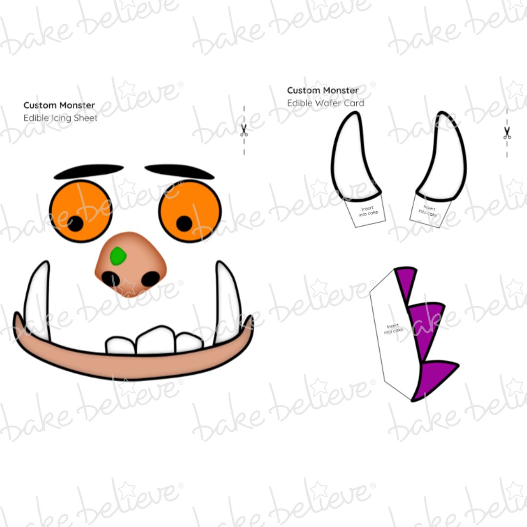 Custom Monster Cake Kit | Bake Believe custom-monster-cake-kit-bake-believe