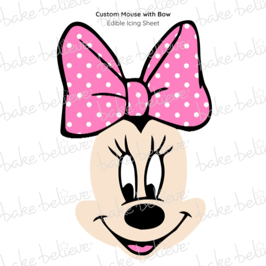 Custom Mouse With Bow Cake Kit