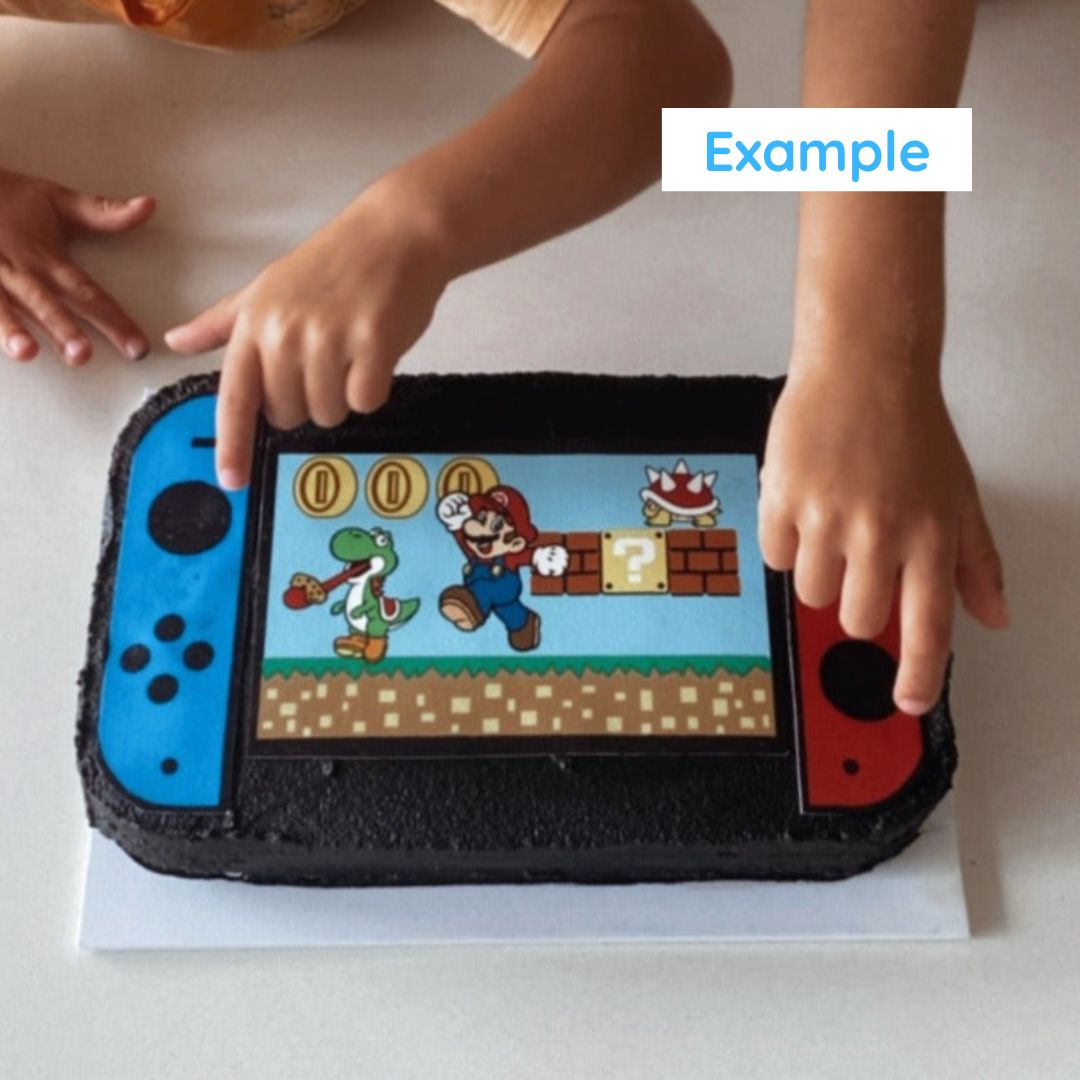 Example of a Custom Slab Cake Kit