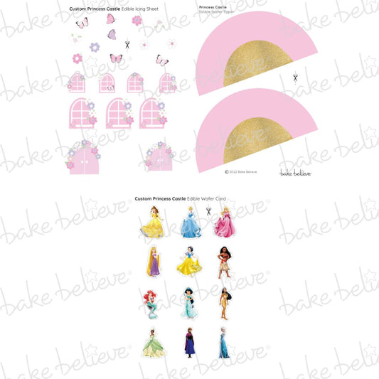 Custom Princess Castle Cake Kit