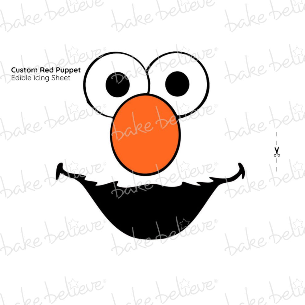 Custom Red Puppet Cake Kit | Bake Believe