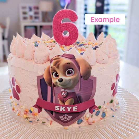 Example of a Custom Round Cake