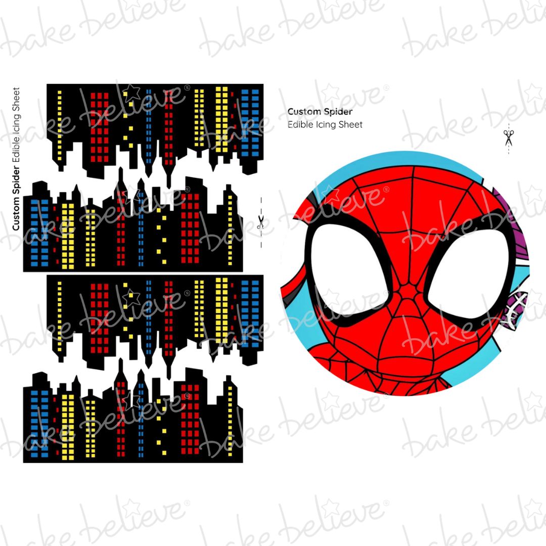 Custom Spider Edible Images