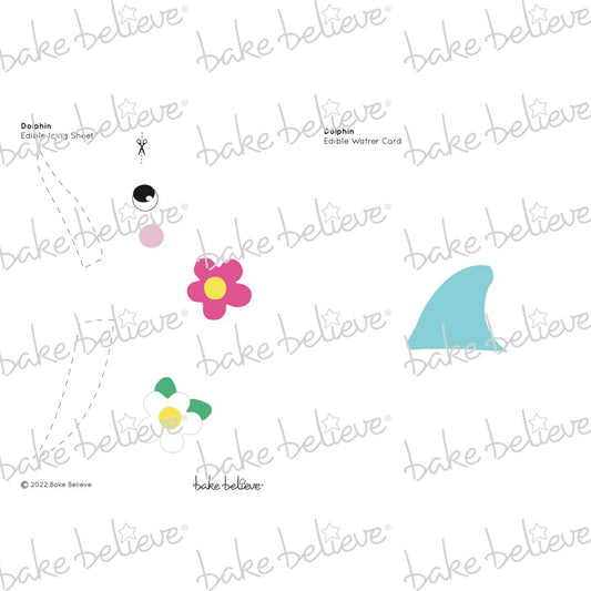 Dolphin Edible Image Set