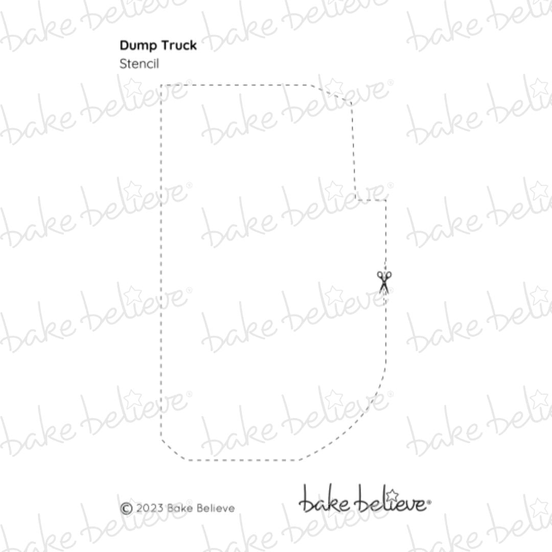 Dump Truck Stencil
