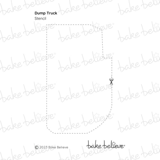 Dump Truck Stencil