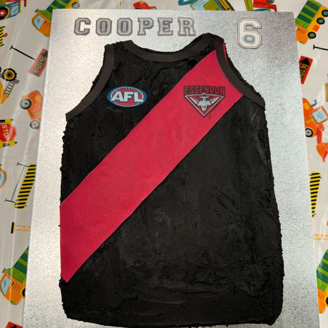 Essendon AFL Jersey Cake Kit