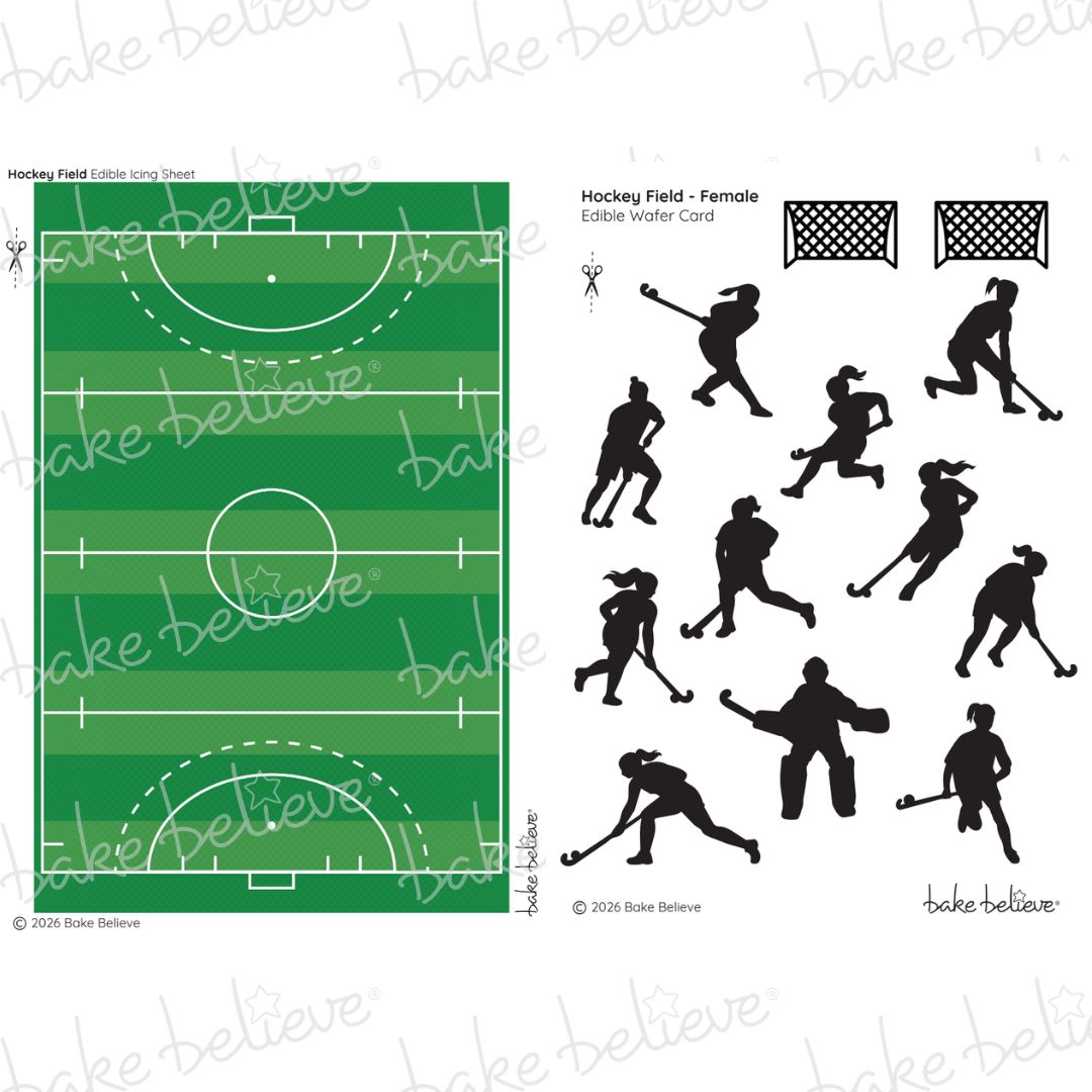 Female Hockey Edible Images