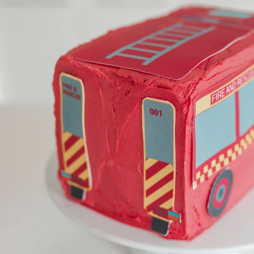 Fire Truck Cake Kit