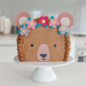 Floral Bear Cake