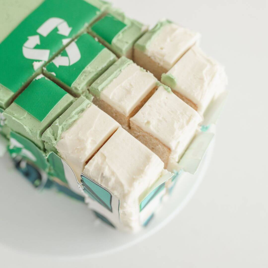 Garbage Truck Cake