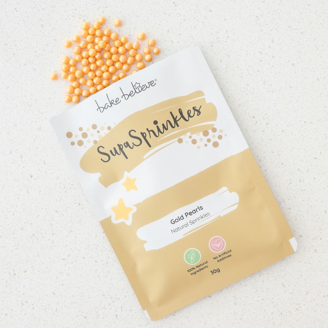 Gold Pearls Natural SupaSprinkles