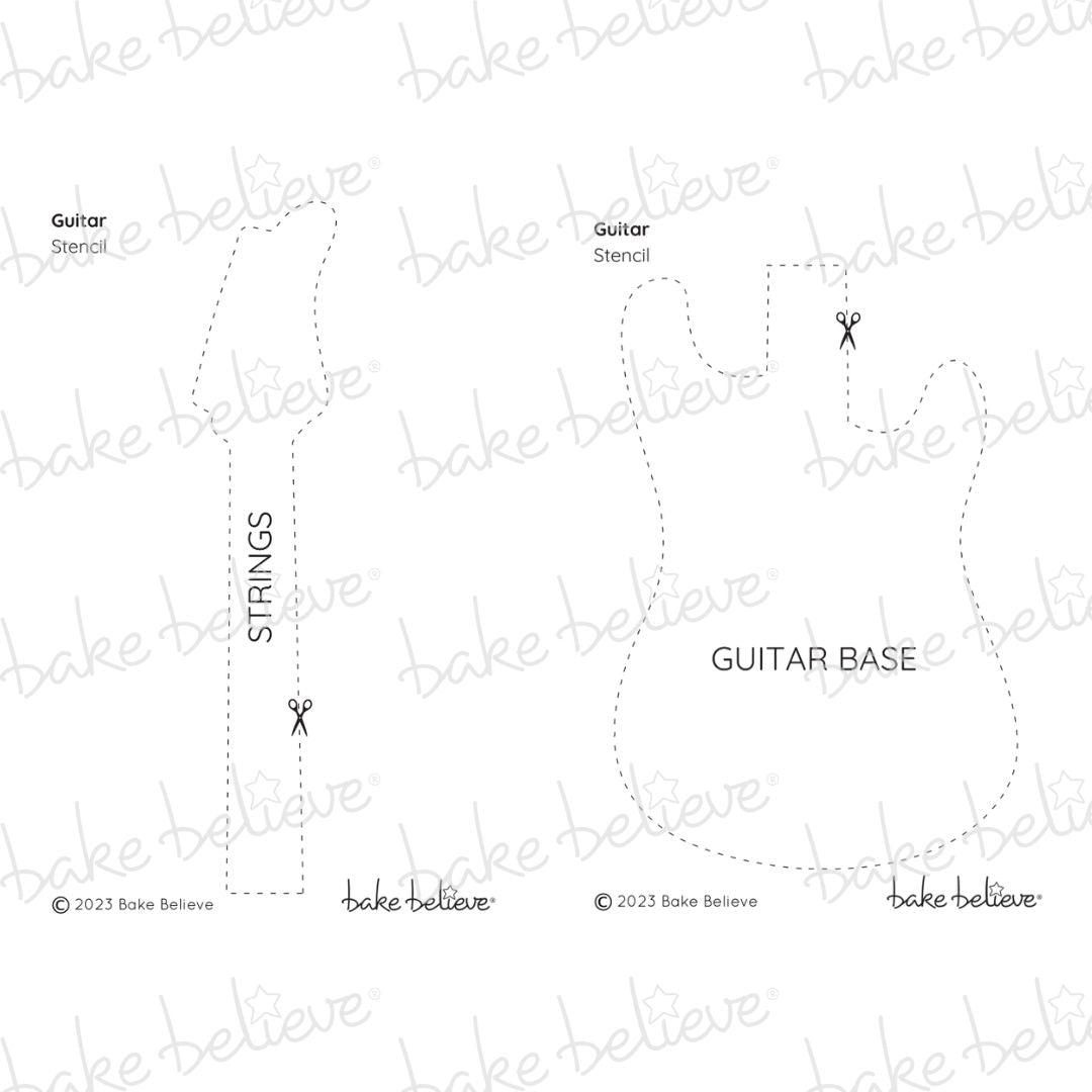Guitar Stencil