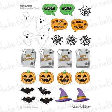 Halloween Cupcake Kit Edible Images