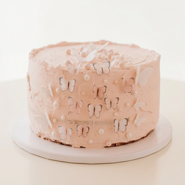 Butterfly Round Cake