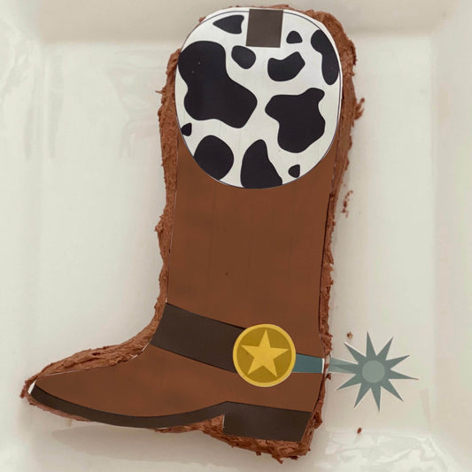 Custom Cowboy Boot Cake Kit
